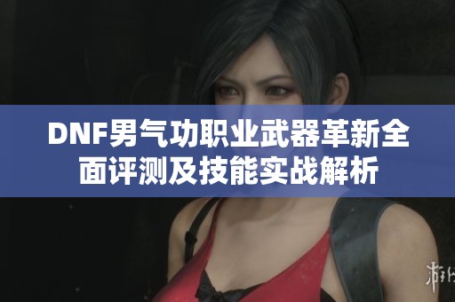 DNF男气功职业武器革新全面评测及技能实战解析
