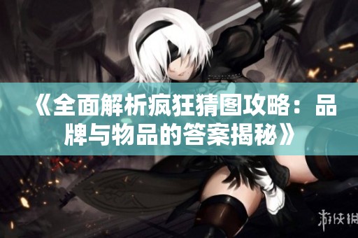 《全面解析疯狂猜图攻略：品牌与物品的答案揭秘》