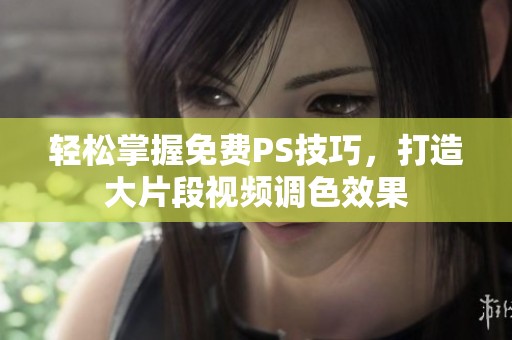 轻松掌握免费PS技巧，打造大片段视频调色效果