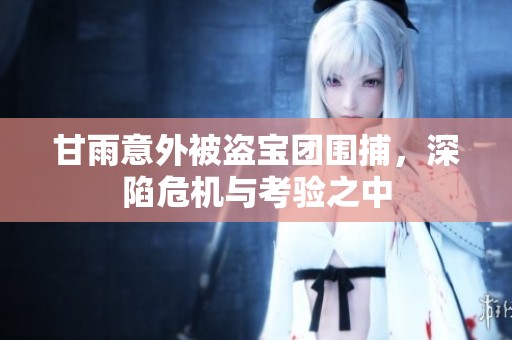 甘雨意外被盗宝团围捕，深陷危机与考验之中