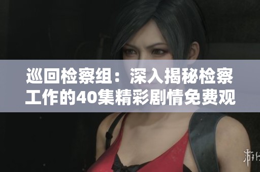 巡回检察组：深入揭秘检察工作的40集精彩剧情免费观看
