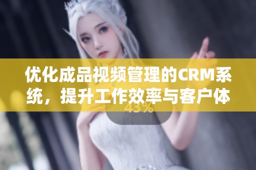 优化成品视频管理的CRM系统，提升工作效率与客户体验