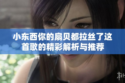 小东西你的扇贝都拉丝了这首歌的精彩解析与推荐