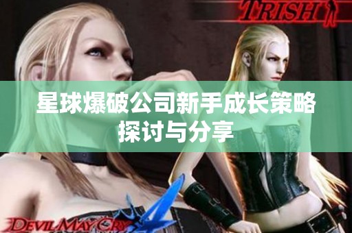 星球爆破公司新手成长策略探讨与分享