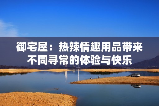 御宅屋：热辣情趣用品带来不同寻常的体验与快乐