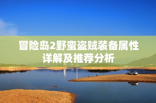 冒险岛2野蛮盗贼装备属性详解及推荐分析