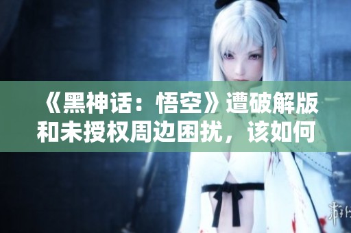 《黑神话：悟空》遭破解版和未授权周边困扰，该如何应对？