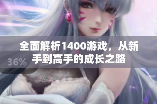 全面解析1400游戏，从新手到高手的成长之路
