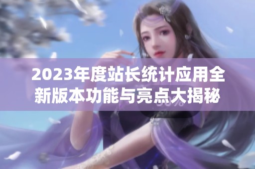 2023年度站长统计应用全新版本功能与亮点大揭秘