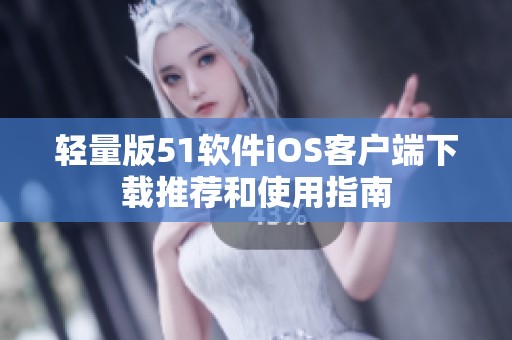 轻量版51软件iOS客户端下载推荐和使用指南