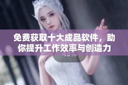 免费获取十大成品软件，助你提升工作效率与创造力