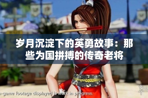 岁月沉淀下的英勇故事：那些为国拼搏的传奇老将