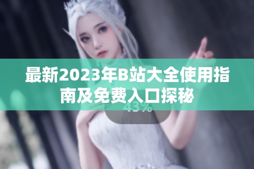 最新2023年B站大全使用指南及免费入口探秘