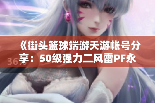 《街头篮球端游天游帐号分享：50级强力二风雷PF永久能力全解析》