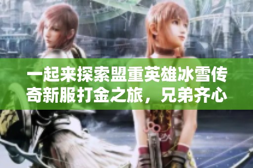 一起来探索盟重英雄冰雪传奇新服打金之旅，兄弟齐心协力共创辉煌！