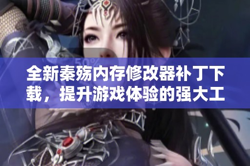 全新秦殇内存修改器补丁下载，提升游戏体验的强大工具