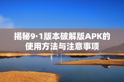 揭秘9·1版本破解版APK的使用方法与注意事项