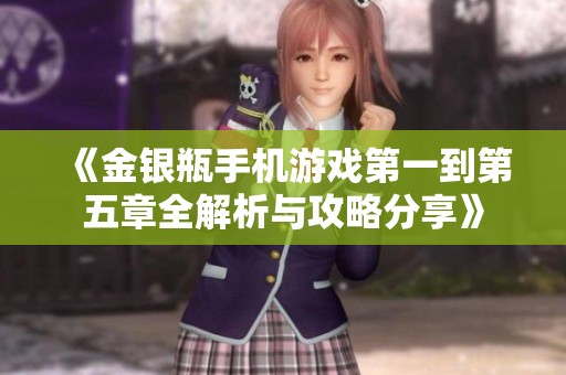 《金银瓶手机游戏第一到第五章全解析与攻略分享》