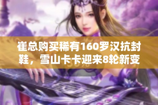 崔总购买稀有160罗汉抗封鞋，雪山卡卡迎来8轮新变化