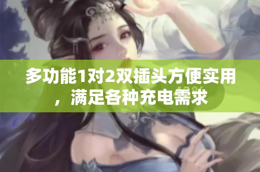 多功能1对2双插头方便实用，满足各种充电需求