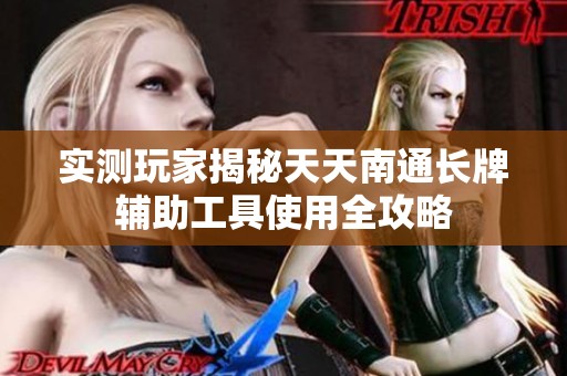 实测玩家揭秘天天南通长牌辅助工具使用全攻略