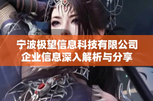 宁波极望信息科技有限公司企业信息深入解析与分享