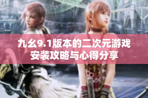 九幺9.1版本的二次元游戏安装攻略与心得分享