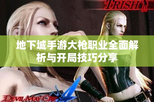 地下城手游大枪职业全面解析与开局技巧分享